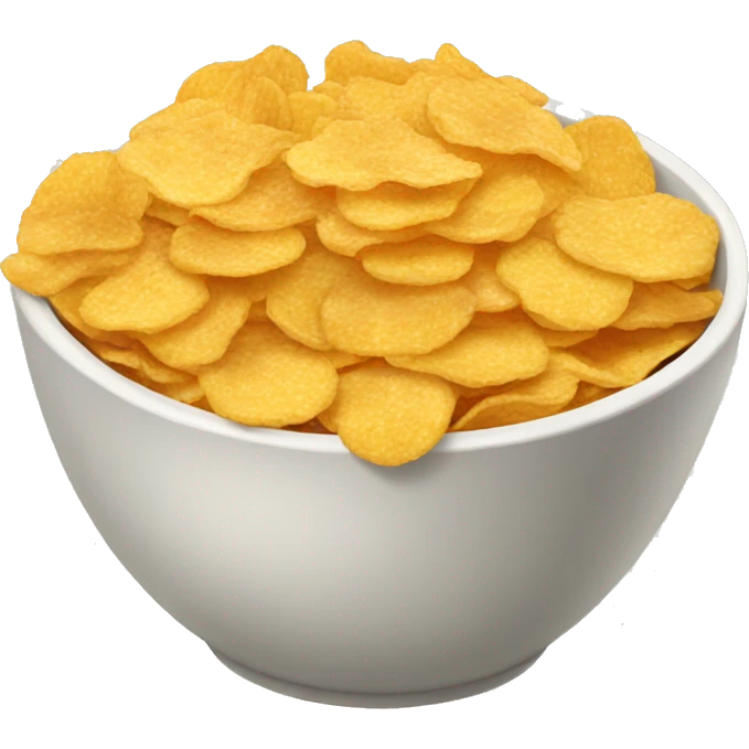 Bowl of cornflakes food emoji  emoji