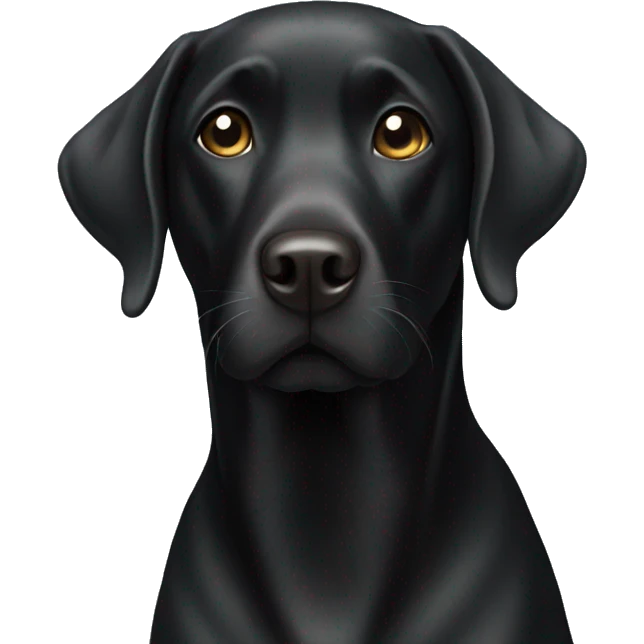 black labrador  emoji