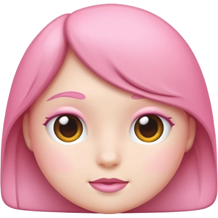 Pink emoji