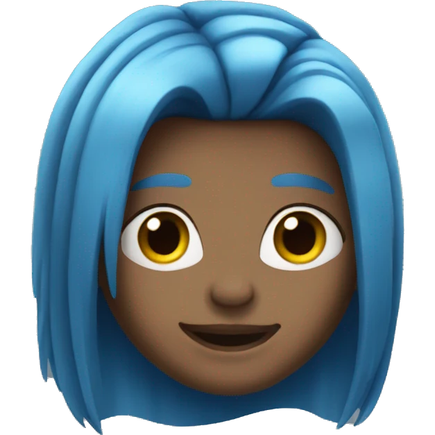 blue-hair emoji