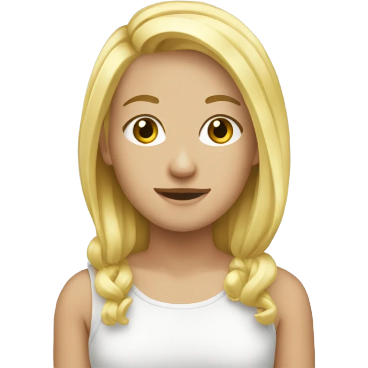 Blonde kiropractic  emoji