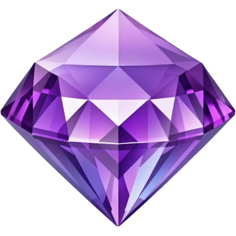 glitter purple crystal diamond emoji