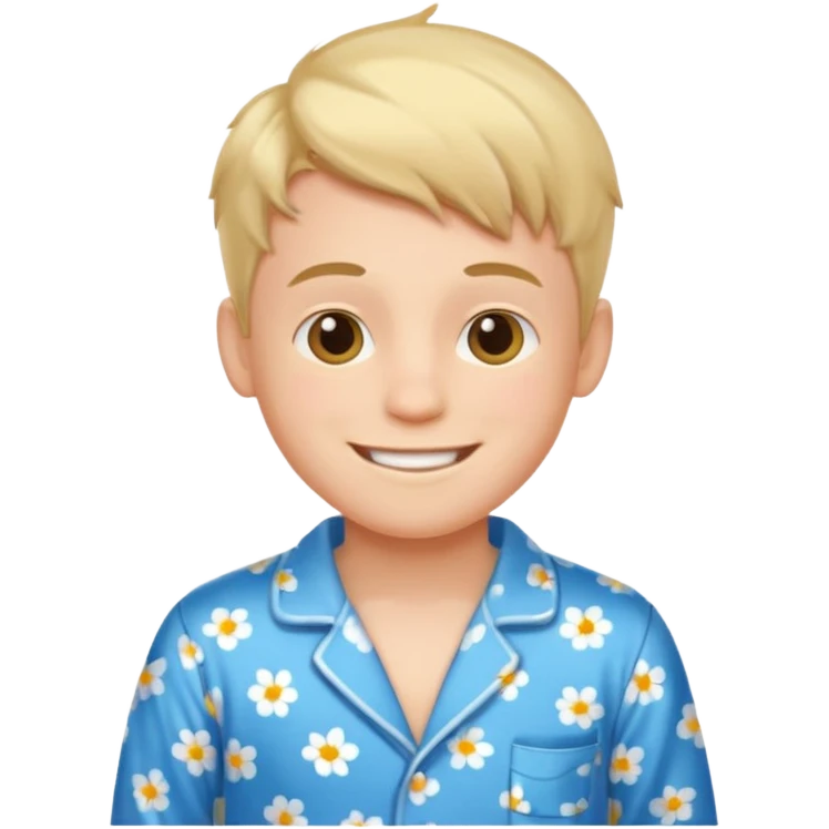 create emoji of a boy getting up in the morning in the bed emoji