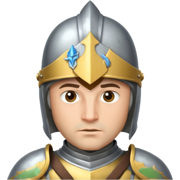 Knight with head wear emoji
