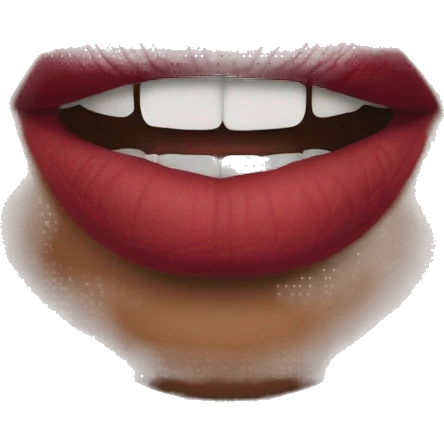 New lipstick on my lips  emoji