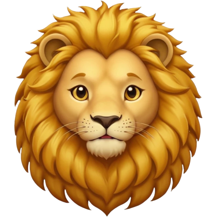 lion in love emoji