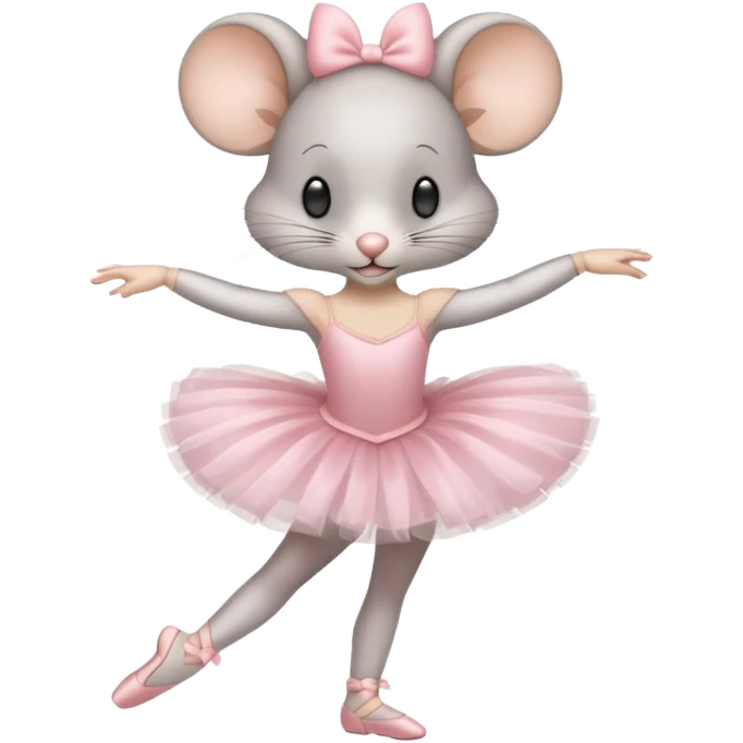 a ballet dancer mouse emoji