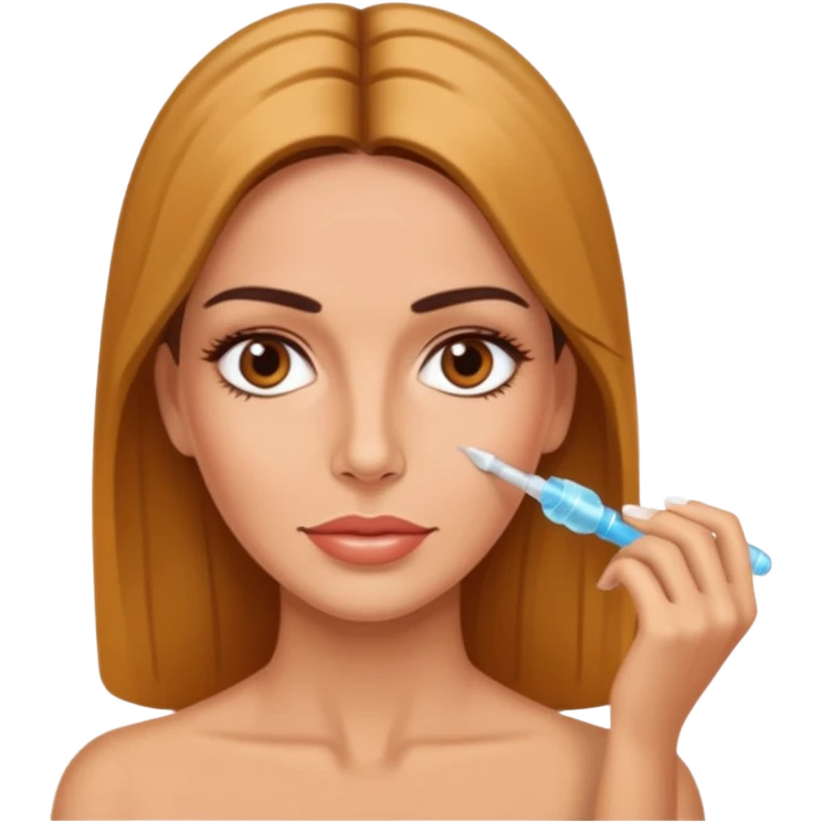 spanish woman botox procedure emoji