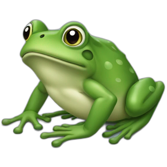 Grenouille sur un âne emoji