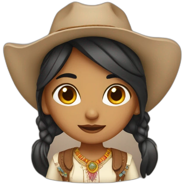 Indian girl wearing Western outfit emoji