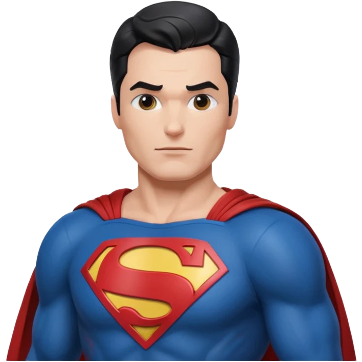 Superman in classic pose emoji