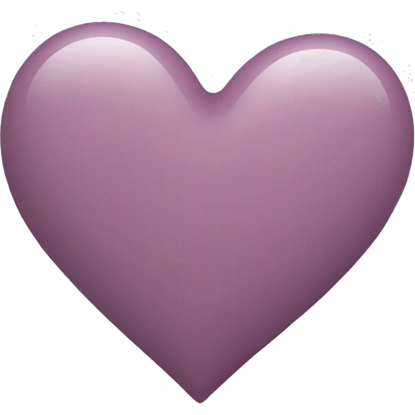 mauve heart emoji