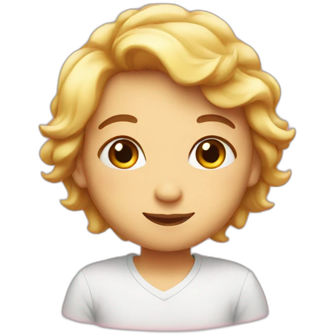 Cute face in love  emoji