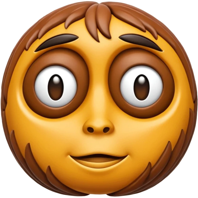 Escultura em cerâmica emoji