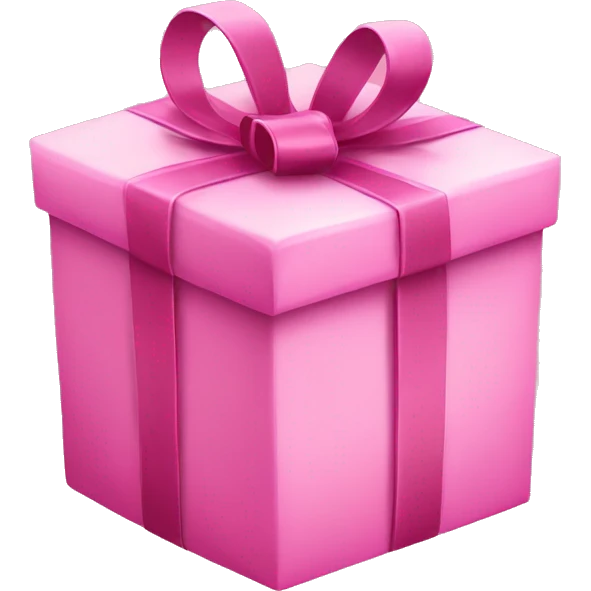 Pink present  emoji