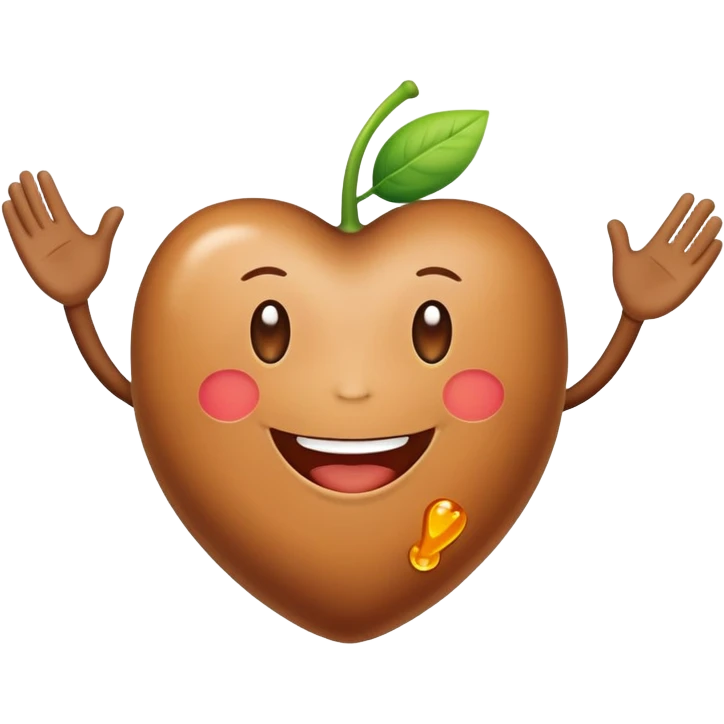 happy healthy liver with a smile emoji