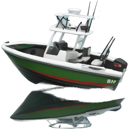 Bass boat emoji