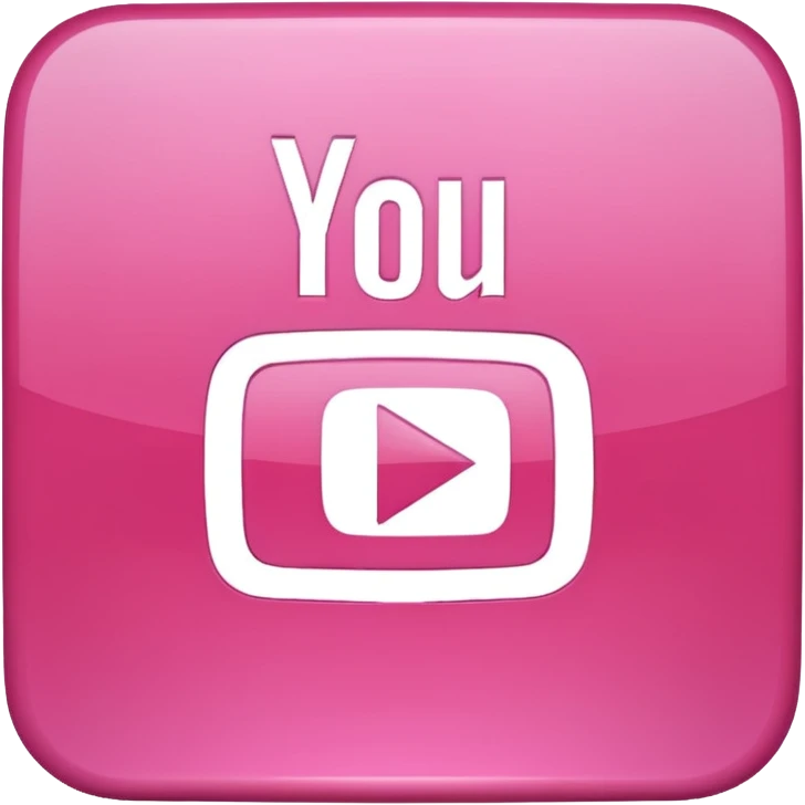pink square youtube logo emoji