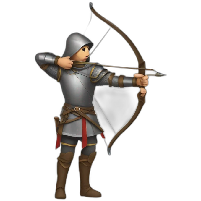 medieval archer emoji