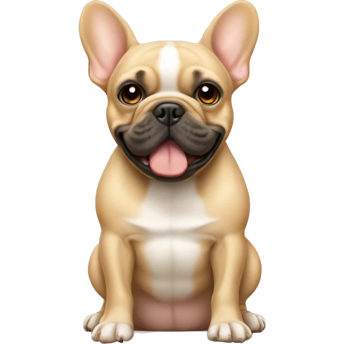 Tan French bulldog emoji