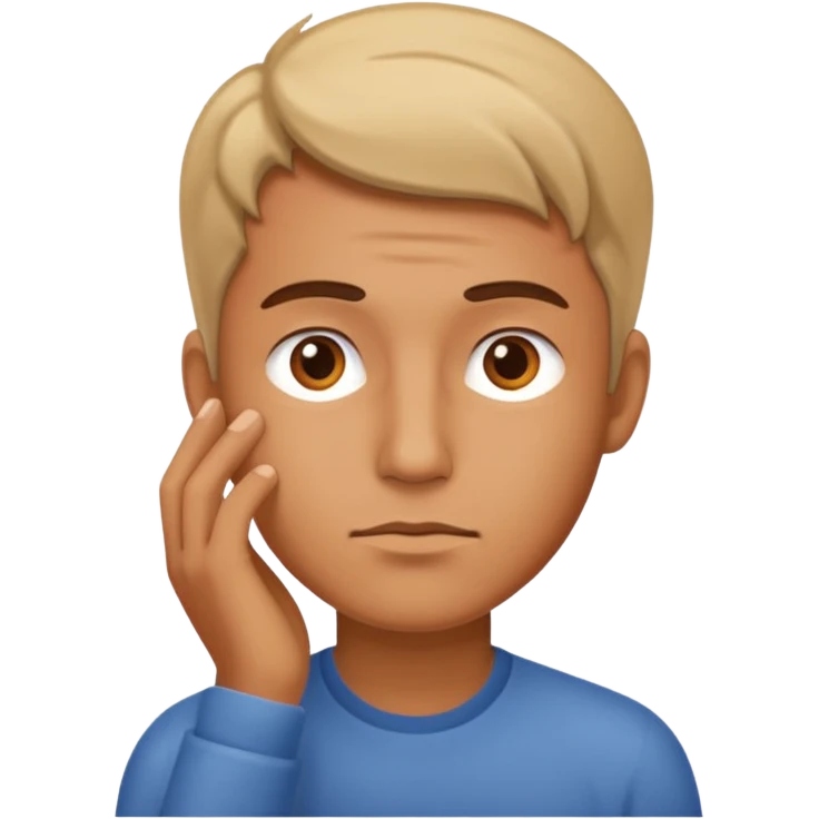 man thinking emoji