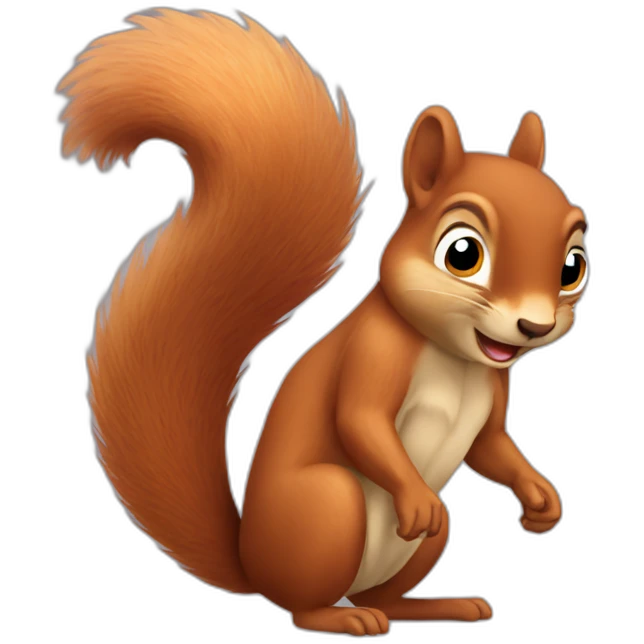 Squirrel farts emoji