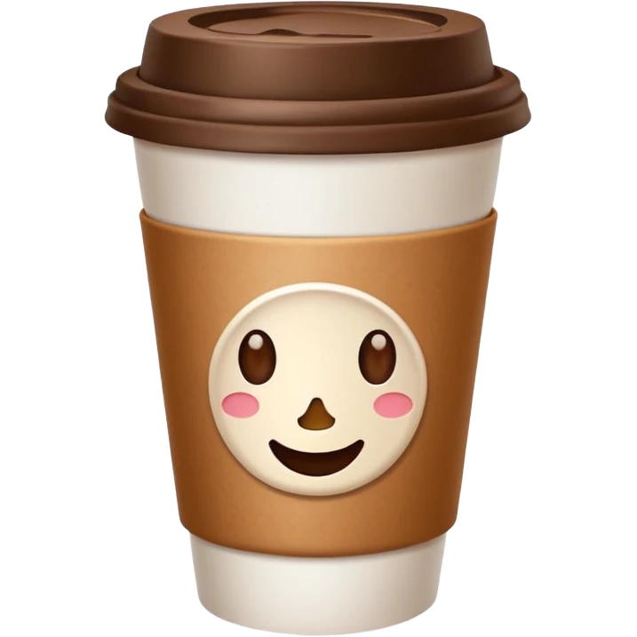 Coffee cup – paper cup with lid emoji
