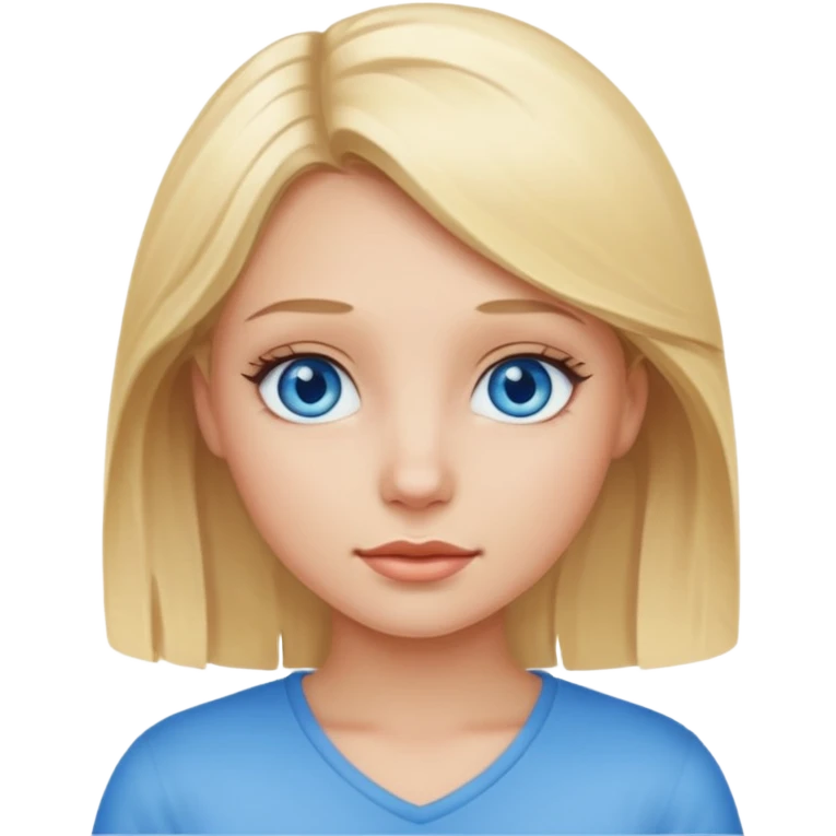 Blond girl emoji