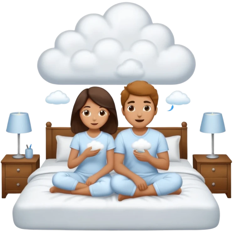 🙋🏻‍♂️🙇🏻‍♀️☁️🛏️ emoji