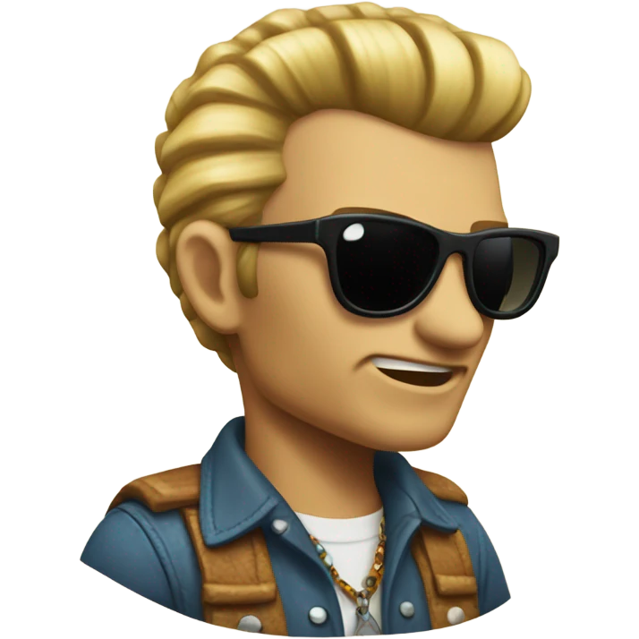 Rockabilly fossil emoji