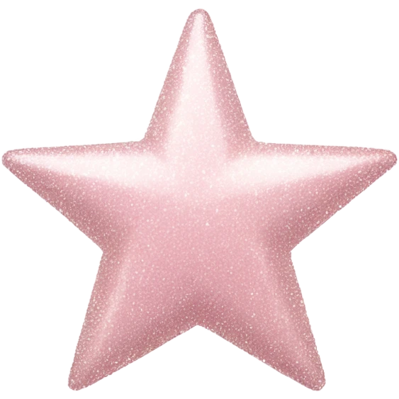 pale pink star sparkle emoji