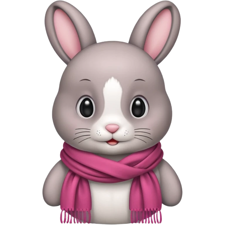 bunny with scarf emoji