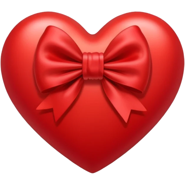 Heart with bow  emoji