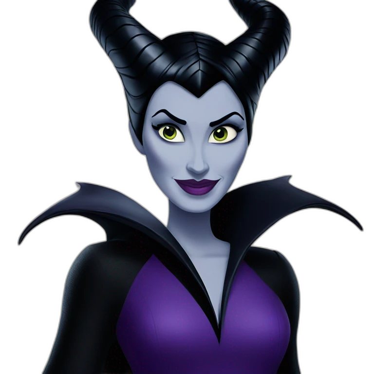 Maleficent in Disney emoji