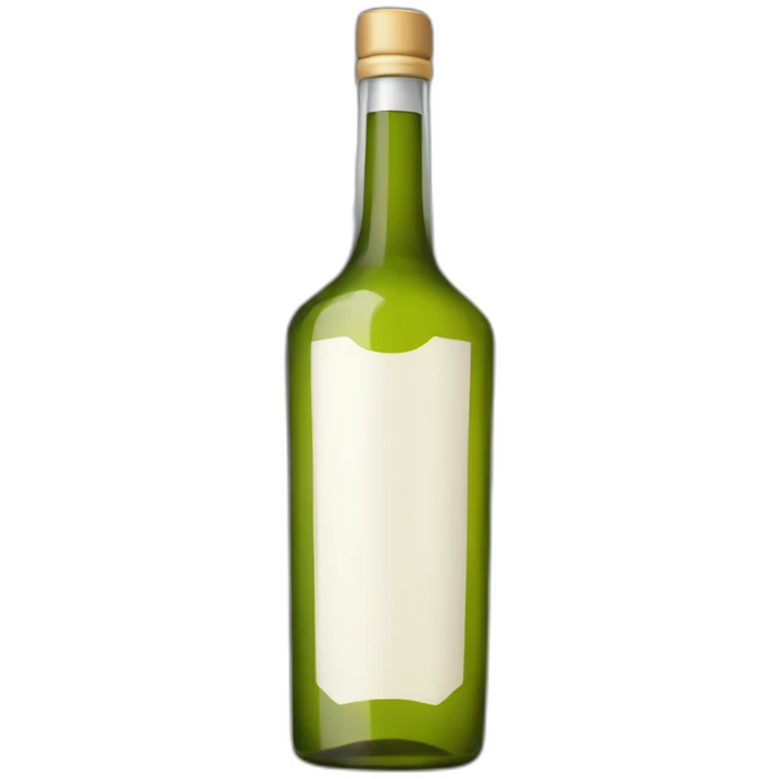 White vermouth bottle  emoji