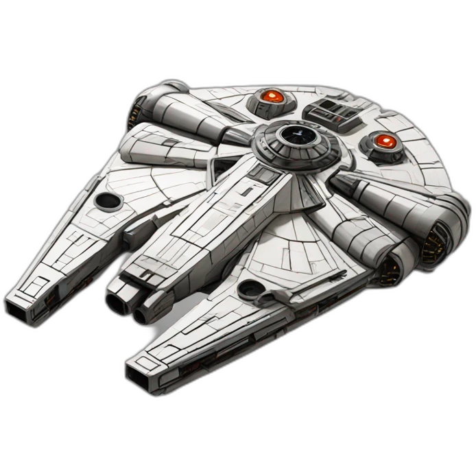 Millenium falcon emoji