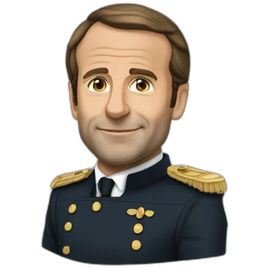 Macron selon  emoji
