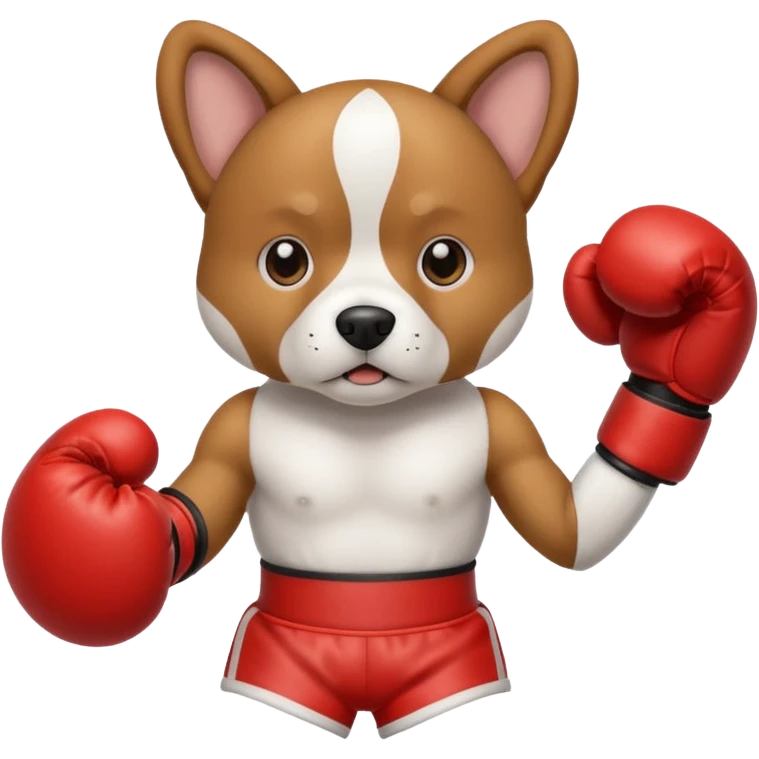 dackel mit boxhandschuhen emoji
