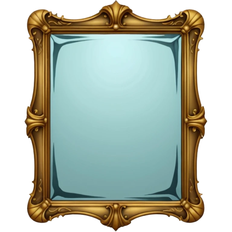 Spooky mirror emoji
