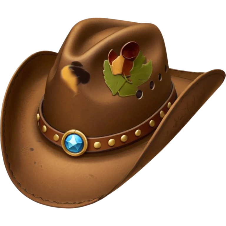 Cowboy hat  emoji style just the hat emoji