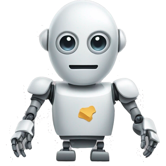 Robot sticking plaster emoji
