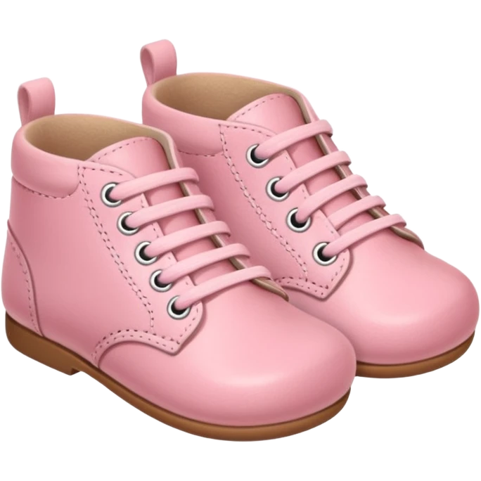 Pink baby shoes  emoji