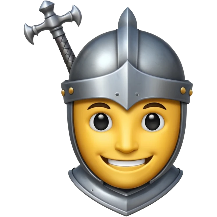 Emoticone Chevalier emoji