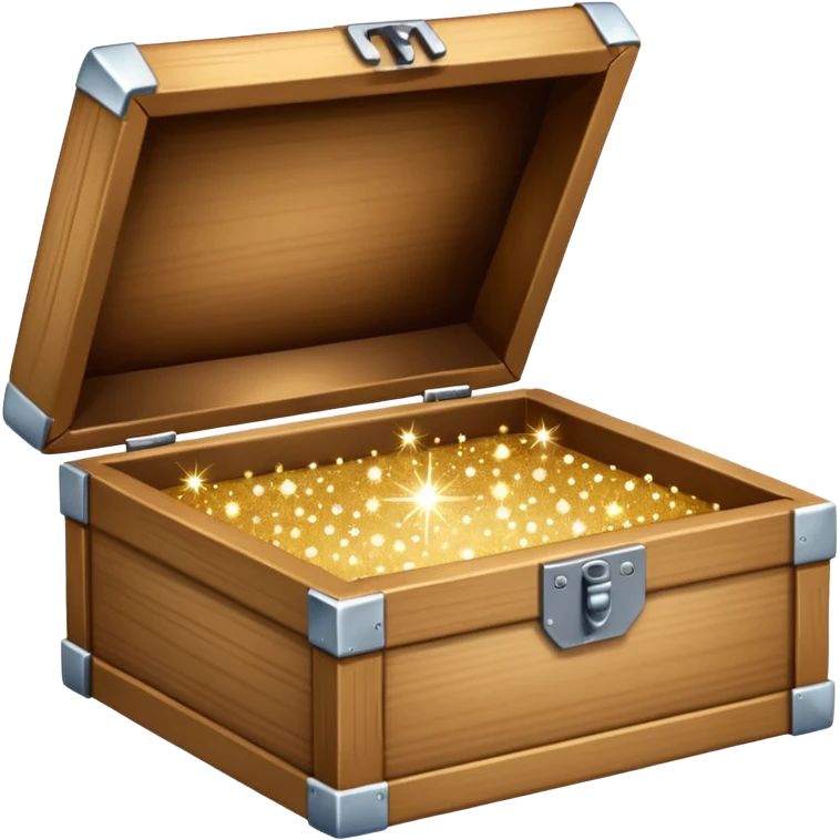 open box with sparkles above emoji