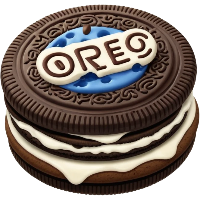 A oreo emoji