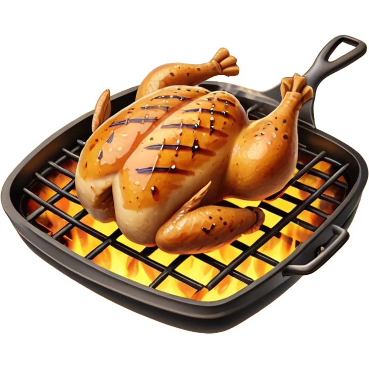 Grilled chicken emoji