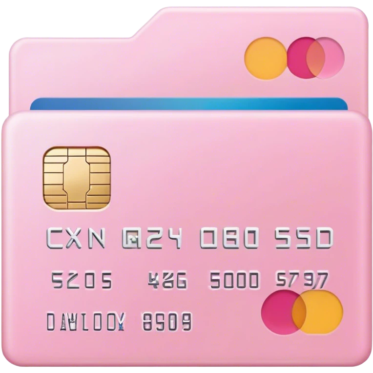 credit card pink pastel emoji