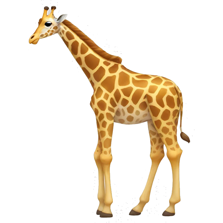 Giraffe fullbody emoji