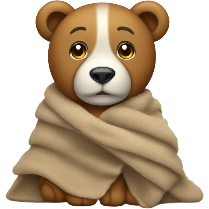 orsetto con la coperta emoji