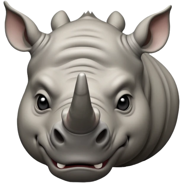 angry rhinoceros emoji